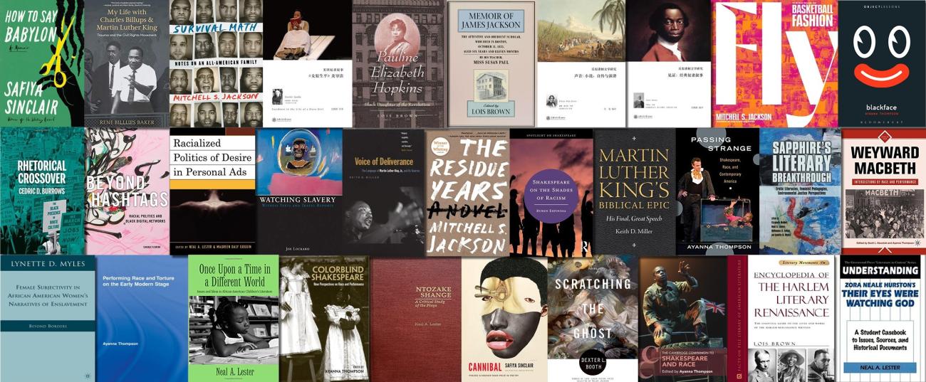 Black History Month 2024 ASU English faculty book collage