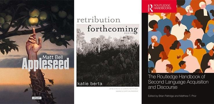 Covers of books by Matt Bell, Katie Berta and Matthew Prior