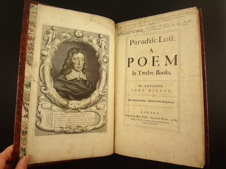 A 1688 printing of Paradise Lost, Book 1 by John Milton. Photo by Isaiah Cox on Flickr. Used under CC 2.0.